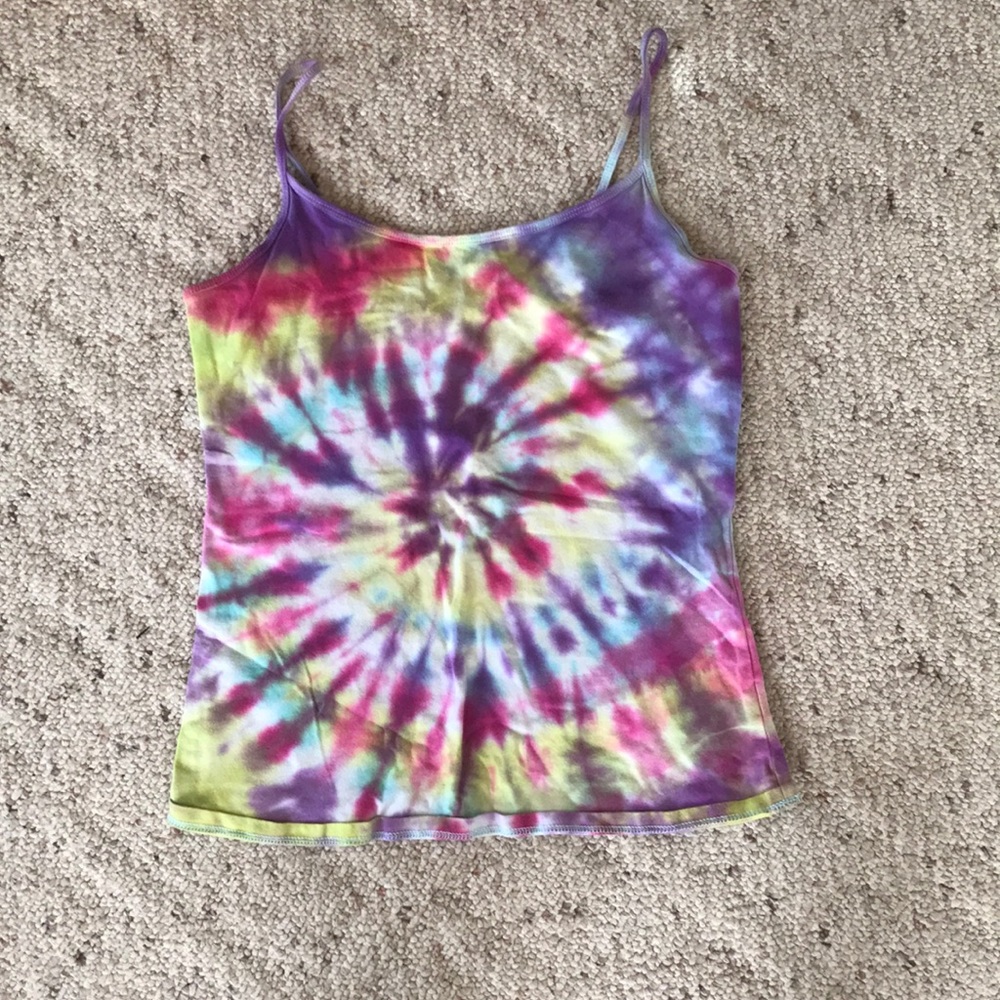 Tie die tank top